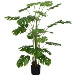 Plante artificielle homcom plastique 20x20x180cm vert