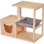 Arbre  chat design contemporain griffoir grattoir sisal naturel centre dactivits niche hamac plate ...