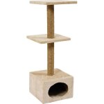Arbre � chat - zolux - duo beige - 30 cm x 30 cm - hauteur 83 cm - montage facile