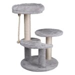 Arbre  chat hauteur 62 cm 3 plateformes perches griffoir sisal corde de jeu tour  griffer perchoir ...