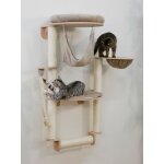 Arbre  chat mural - h. 138 cm - dolomit grappa pro - kerbl - taupe