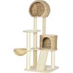 Arbre  chat style cosy chic 60x60x150cm beige