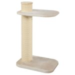 Arbre � chat - zolux - city cat 2 - beige - 59 x 45 x 97 cm - poteau � griffer 17 cm