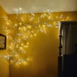 Arbre lumineux led decoration murale interieur lumi�res de vigne darbre 144 leds d�coration de no�l chambre ...
