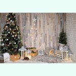 Arbre de no�l photographie toile de fond studio mur photo 3d tissu pour f�te festival 5x3ft (1831) fond ...