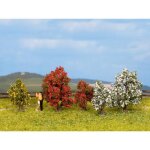 Arbustes en fleurs - noch - miniatures - lot de 5 pcs. - pour mod�lisme ferroviaire