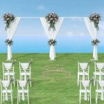 Arche mariage - unho - grande arche de ballon métallique - fer forgé - 3x6m Arche mariage - unho - grande arche de ballon métallique - fer forgé - 3x6m