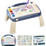 Ardoise magique grande avec piedstableau de dessin magn�tique effa�able pour enfant jouets 2 - 5 ans ...