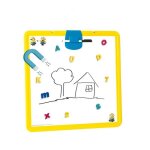 Ardoise magn�tique double face minions - smoby - avec pince feuille et accessoires - jaune et blanc