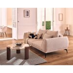 Arica - canap� droit 2 places en tissu textur� - beige