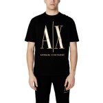 T - shirt homme noir coton - armani exchange - gr76831 - impression - t
