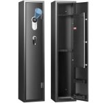 Armoire à 5 fusils - vevor - coffre - fort pour armes à feu empreinte digitale 2 clés Armoire à 5 fusils - vevor - coffre - fort pour armes à feu empreinte digitale 2 clés