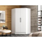 Armoire dangle 2 portes - l101 cm - blanc - aurali