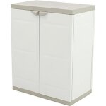 Armoire basse 2 portes intérieur - extérieur coloris beige - longueur 70 x profondeur 44 x hauteur 88 ... Armoire basse 2 portes intérieur - extérieur coloris beige - longueur 70 x profondeur 44 x hauteur 88 ...