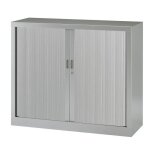 Armoire basse � rideaux monoblocs generic 100 x 120 cm alu - alu