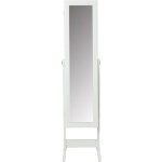 Armoire à bijoux - atmosphera - miroir sur pied - 145 cm - design tendance - blanc Armoire à bijoux - atmosphera - miroir sur pied - 145 cm - design tendance - blanc
