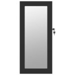 Armoire  bijoux - mothinessto - yy02544 - noir - miroir - design verrouillable