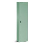 Armoire de bureau mtallique c001a porte battante verrouillable 4 tagres revtement en poudre 185 x ...