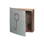Armoire � cl� - bois et m�tal