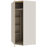 Armoire dangle - wexlin - dcor sable - 1 porte battante - l922 x p922 x h1937 cm