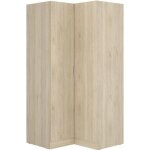 Armoire dressing dangle en panneaux de particules m�lamin�s coloris ch�ne - longueur 90. 5 x profondeur ...