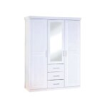 Inter link armoire geraldo blanc bois massif