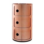 Armoire - kartell - componibili - cuivre - 2 portes coulissantes - 58x60x58 cm