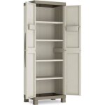 Armoire - kis - excellence - gris - 2 portes - 65x45x182 cm Armoire - kis - excellence - gris - 2 portes - 65x45x182 cm