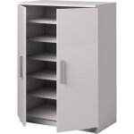 Armoire meuble  chaussures coloris blanc - hauteur 90 x longueur 60 x profondeur 35. 6 cm
