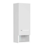 Armoire murale ricca avec 1 porte en agglom�r� m�lamin� blanc. fa�ade en mdf mat.