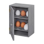 Relaxdays armoire à oeufs pour 12 oeufs style campagnard a poser en bois et métal etagère oeufs hlp 25x18x12cm ... Relaxdays armoire à oeufs pour 12 oeufs style campagnard a poser en bois et métal etagère oeufs hlp 25x18x12cm ...