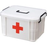Armoire à pharmacie en plastique pixnor - boîte de premiers soins ménagers - organisateur de pilule Armoire à pharmacie en plastique pixnor - boîte de premiers soins ménagers - organisateur de pilule