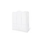 Armoire - pinolino - pino grande - bois massif - b�b� - 3 portes - blanc