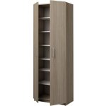 Armoire placard - meuble de rangement coloris chne cortez - hauteur 180 x longueur 60 x profondeur 35. ...