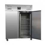 Armoire positive 1400 litres 2 portes gn2 / 1 inox tropicalis�e