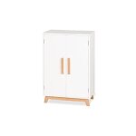 Armoire pour poupe - pinolino - marit - bois - 1 tagre - 1 tringle  vtements