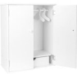 Armoire  poupes - small foot - blanc - 1 tiroir(s) - 2 porte(s) - enfant