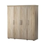 Armoire 4 portes avec penderie tom ? chêne sonoma Armoire 4 portes avec penderie tom ? chêne sonoma