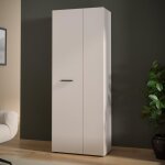 Armoire de rangement - 2 portes - beige sable - l687 x p365 x h1811 cm