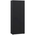 Armoire de rangement - noir - l687 x p365 x h1811 cm