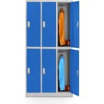 Armoire vestiaire 3b2a armoire mtallique casier 6 compartiments en tle dacier thermolaque 185 cm x ...