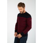 Pull marin rayé - armorlux - homme - bleu - col arrondi - confort optimal Pull marin rayé - armorlux - homme - bleu - col arrondi - confort optimal