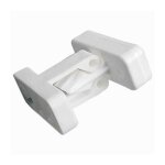 Arr�t de porte blanc 47 mm pour caravane et camping - car