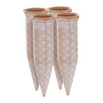 Relaxdays arrosage en terre cuite lot de 4 bouteilles pet 15l intrieur (chambre) et extrieur (balcon) ...