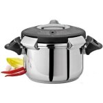 Artame autocuiseur ovni en inox - 4 l - gris argenté et noir - tous feux dont induction Artame autocuiseur ovni en inox - 4 l - gris argenté et noir - tous feux dont induction