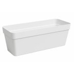 Artevasi jardini�re capri - rectangulaire - plastique - blanc l499 x p20 x h181cm