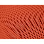 Arty - canap modulable 2 places - en tissu mailles 3d - orange