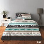Parure de drap - cap - king - 100% coton - 57 fils / cm - 2 taies doreiller