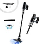 Vortex - aspirateur balai 2en1 filaire - 400w - filtre hepa - poign�e ergonomique - cordon 5m - noir