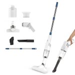Aspirateur balai sans fil joulli - 6000pa - lgre et longue dure - sans sac - blanc